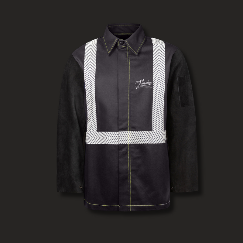 Load image into Gallery viewer, Econ Leather Hybrid Welding Jacket
