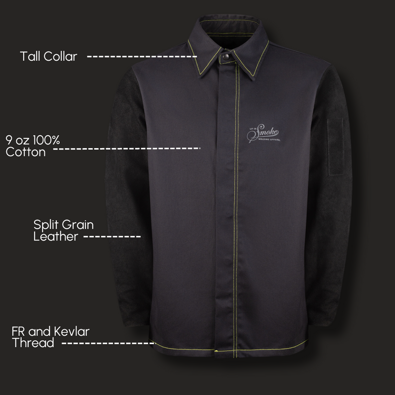 Load image into Gallery viewer, Econ Leather Hybrid Welding Jacket
