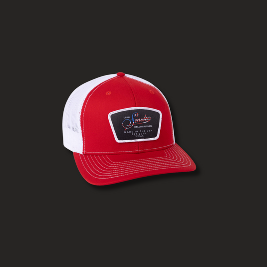 USA Logo Snapback Hat with Curved Brim